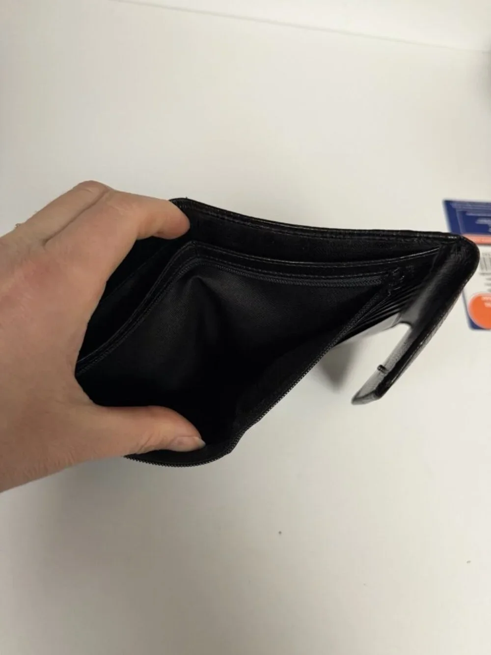 Tusk Black Genuine Leather Men's Wallet